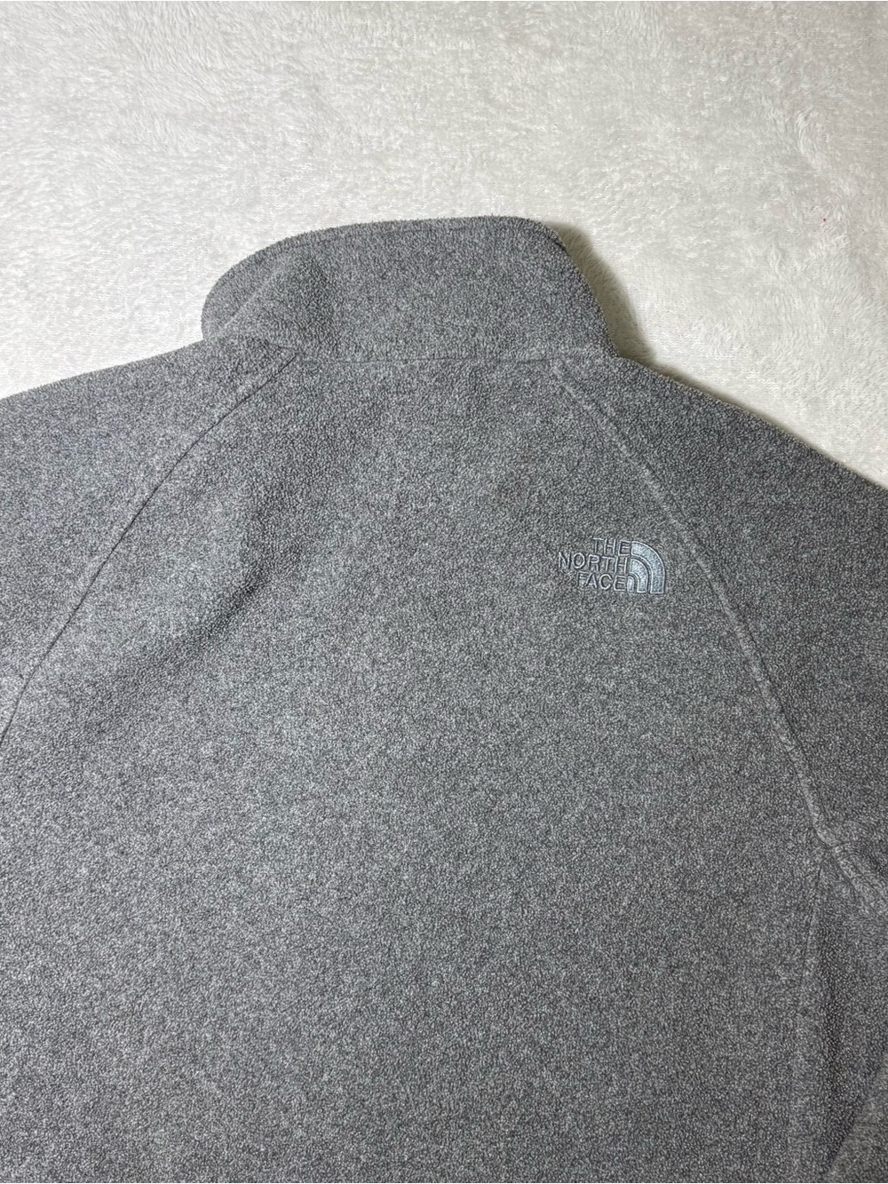 The North Face Men's Glacier Full-Zip Fleece Jacket Grey small C704 F14 - Picture 5 of 10